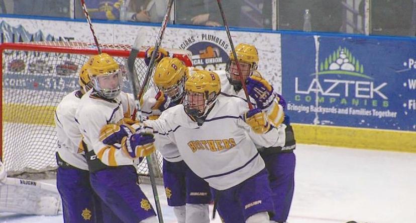 The team celebrates a goal during the 2020 season. Photo provided by the teams social media.