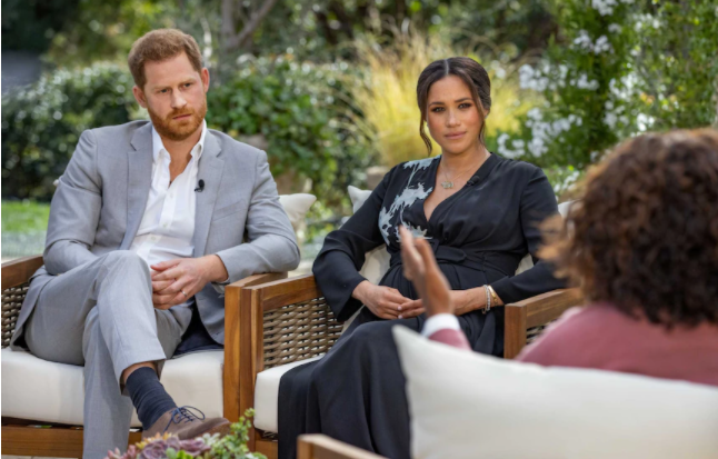 Meghan+Markle+and+Prince+Harry+Leave+People+Shocked+in+Oprah+Interview