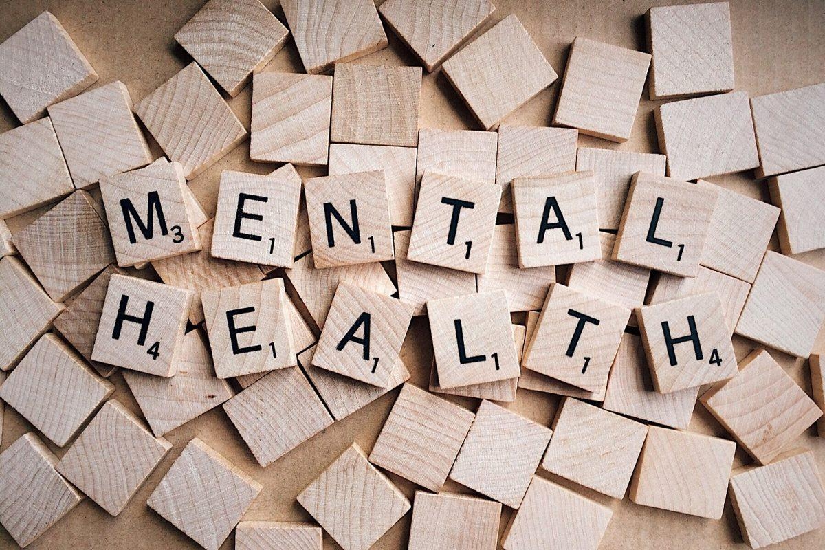 Photo shows Mental Health spelled out with Scrabble letters. Photo Credit: Wokandapix on Pixabay (Creative Commons License)