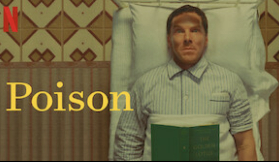 Poster for short film Poison within Wes Andersons Roald Dahl Quartet. Courtesy of Netflix
