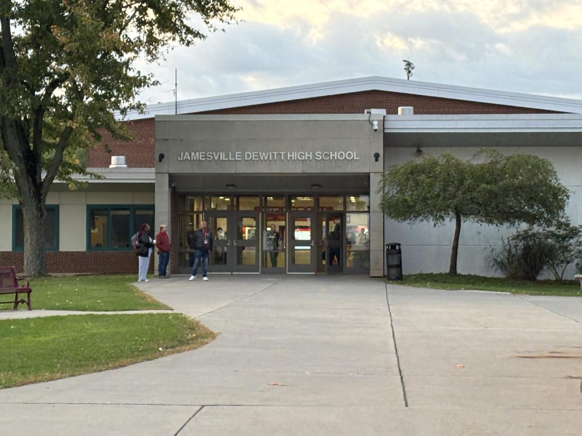 Photo shows J-DHS building. Photo courtesy of Nicole Chen, '26