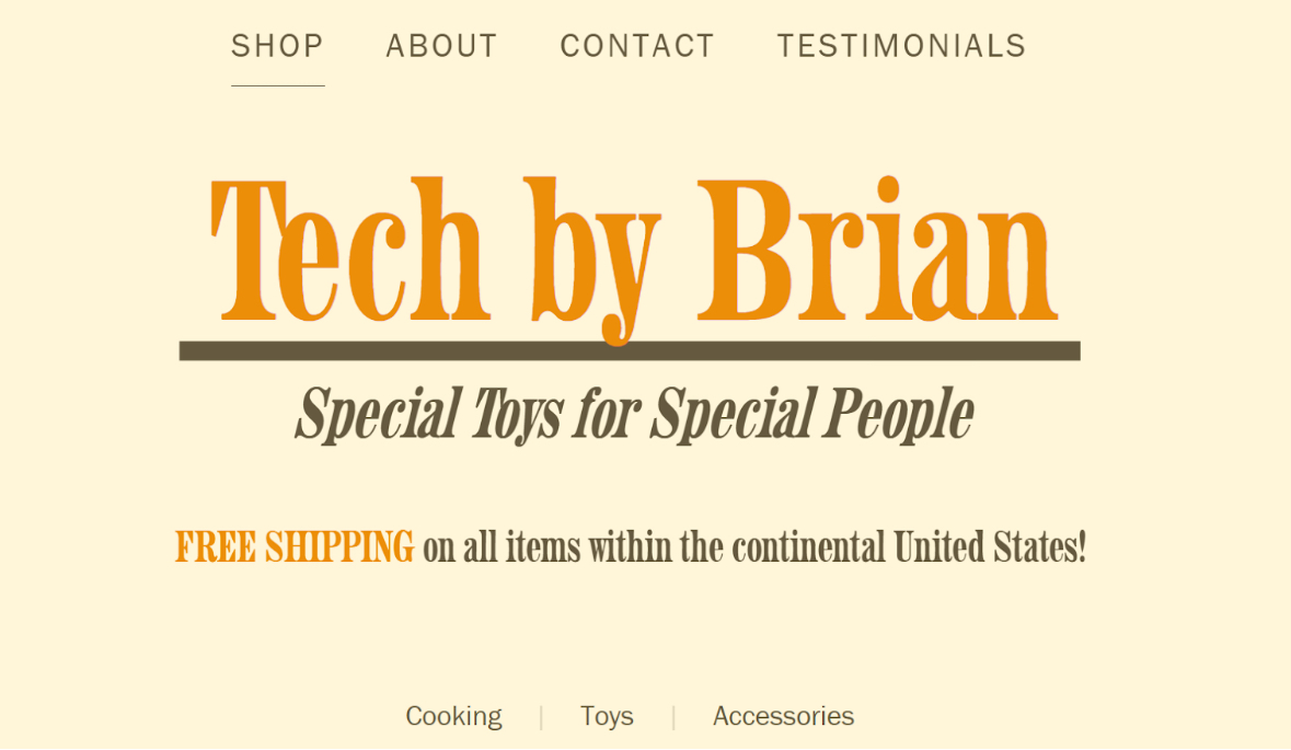 Brian Tollar's website