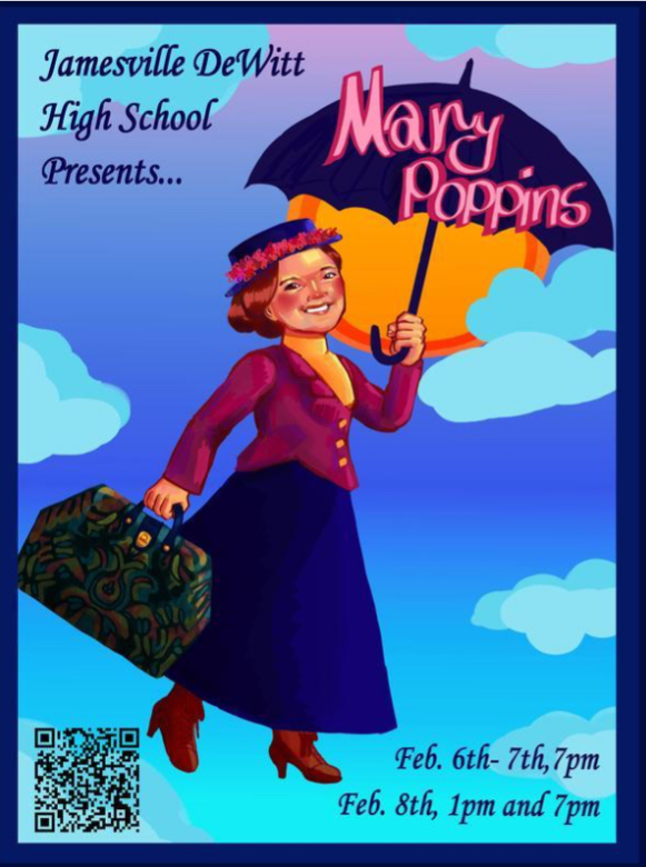 Image shows Mary Poppins flyer