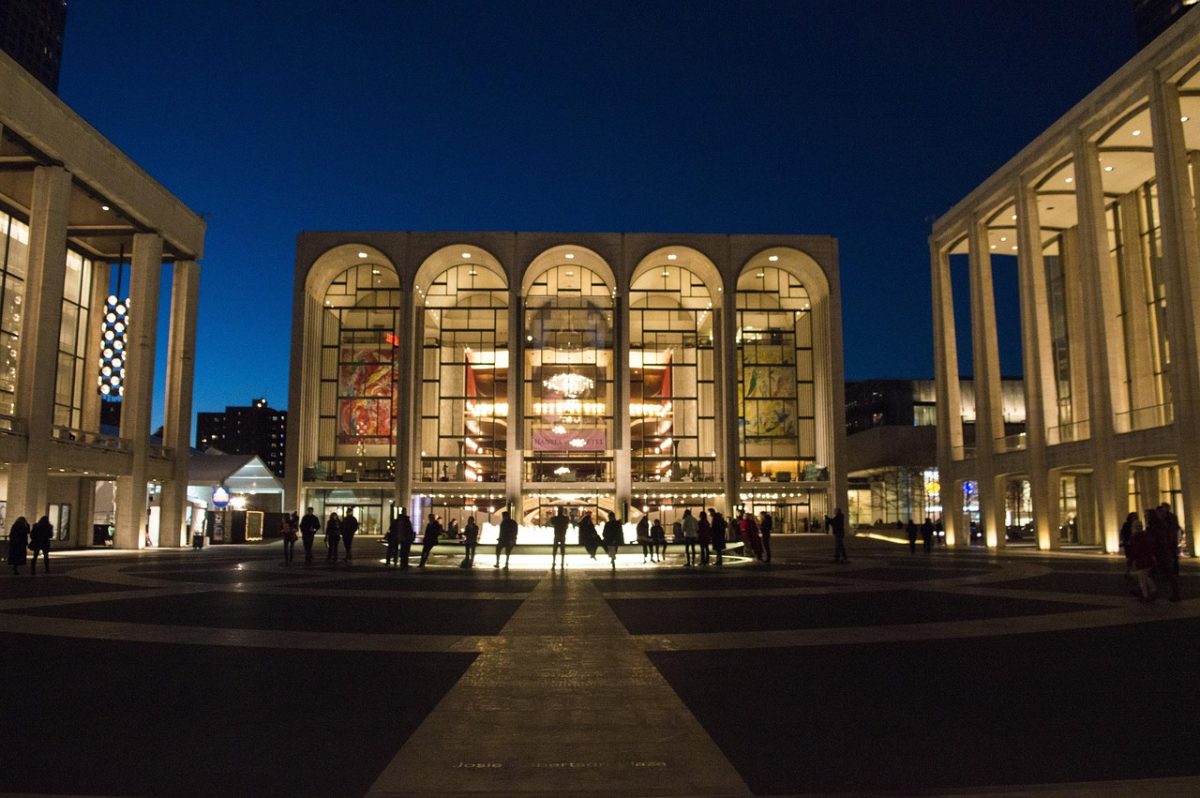 Photo shows the Lincoln Center, where TATIANA is located. Photo courtesy of PredragKezic on Pixabay