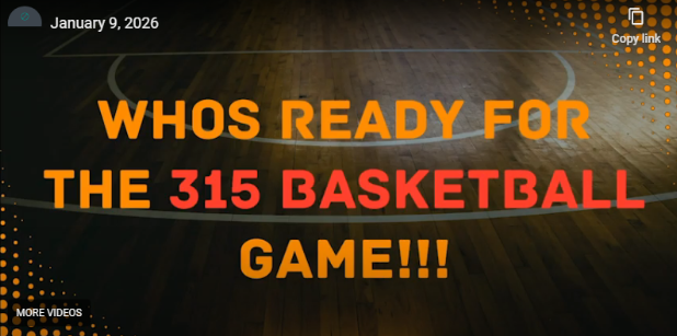 Image shows promotional post for the 315 game on RamFeed. 